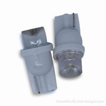 LED Bulbs for Car T8/168 Indicator, T8 BA9S, Available in Red, Yellow, Blue, Green, White Colors